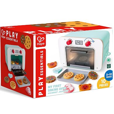 Hape Countdown Baking Oven Lights & Sounds Wooden Kitchen Toy Playset