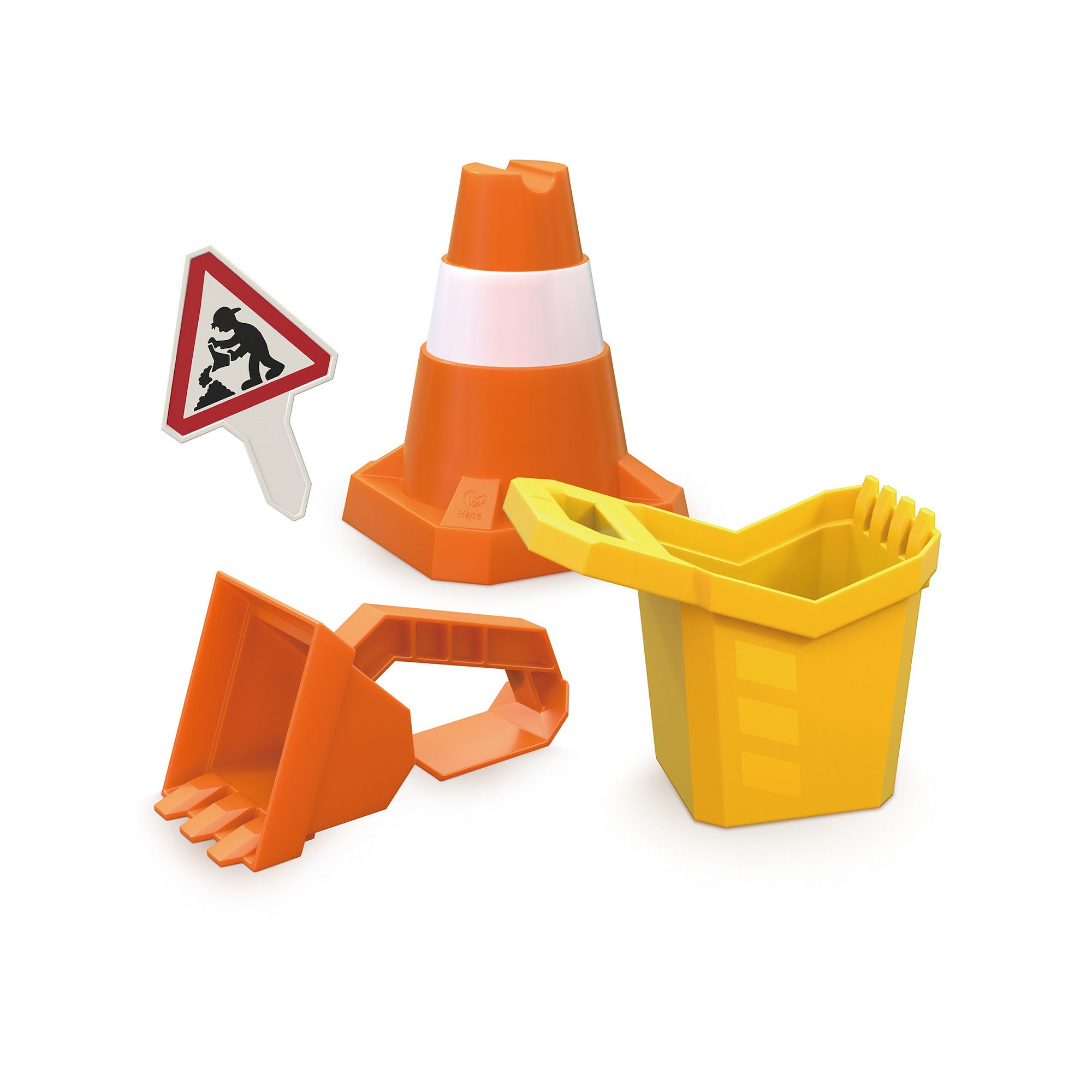 Hape Sand Construction 4-Piece Beach Toy Set, Multi