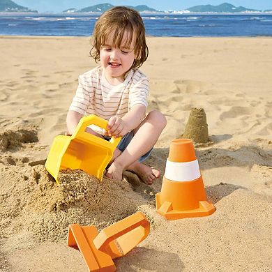 Hape Sand Construction 4-Piece Beach Toy Set