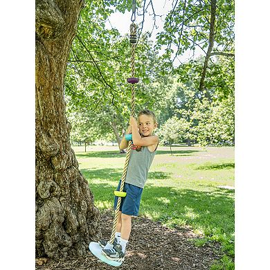 Hape Trelines: LED 6-ft. Climbing Rope Swing