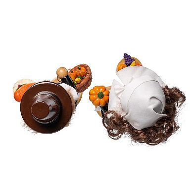 Kurt Adler 2-Piece 15 in. Pilgrim Nutcracker Set