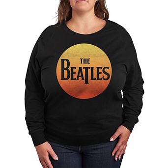 Plus Size The Beatles Rock French Terry Long Sleeve Tee