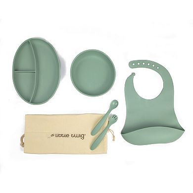 Little Twig Silicone 6-pc. Feeding Set