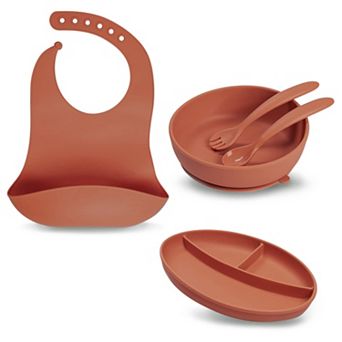 Little Twig Silicone 6 pc Feeding Set