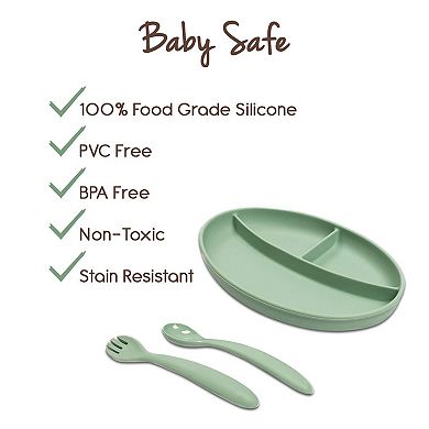 Little Twig Silicone 5-pc. Feeding Set