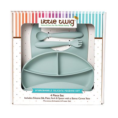 Little Twig Silicone 5-pc. Feeding Set