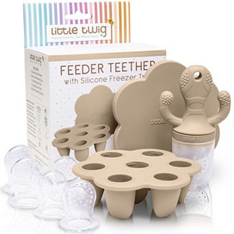 Little Twig Silicone Freezable Teething & Feeding Set