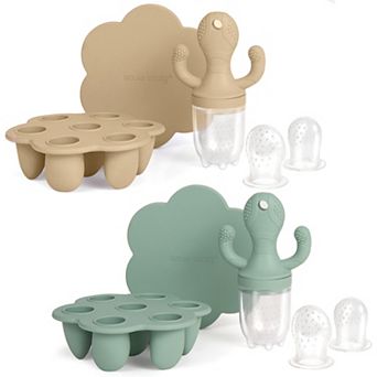 Little Twig Freezable Silicone Teething and Feeding Set