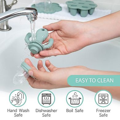 Little Twig Freezable Silicone Teething and Feeding Set