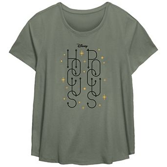Disney's Hocus Pocus Starry Logo Plus Size Flowy Graphic Tee
