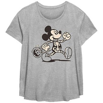 Disney's Mickey Mouse Funny Bones Trick Or Treater Plus Size Flowy Graphic Tee
