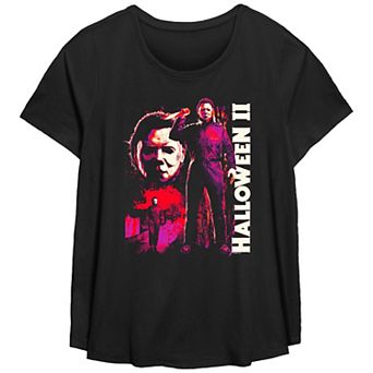 Plus Size Halloween II Michael Myers Flowy Graphic Tee