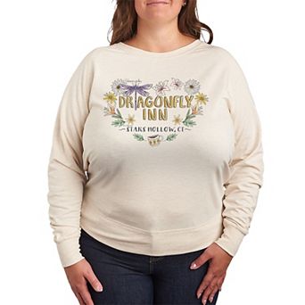 Plus Size Gilmore Girls Dragonfly Inn French Terry Long Sleeve Tee