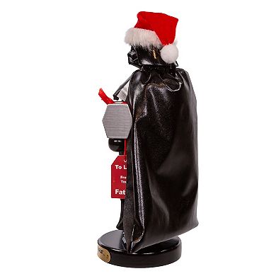 Kurt Adler 10 in. Star Wars Darth Vader with Tie Fighter Nutcracker Table Decor