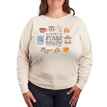 Plus Size Gilmore Girls Stars Hollow French Terry Long Sleeve Tee