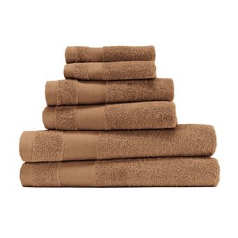 Home Collection 6 pc 100% Cotton Bath Towels