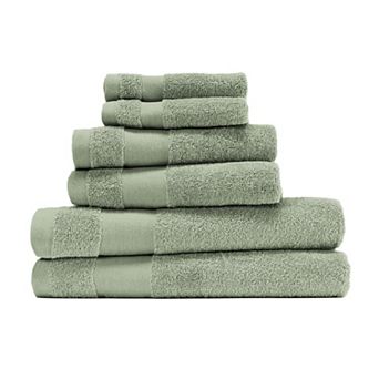 Home Collection 6 pc 100% Cotton Bath Towels
