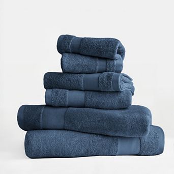 Home Collection 6 pc 100% Cotton Bath Towels