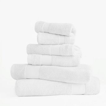 Home Collection 6 pc 100% Cotton Bath Towels