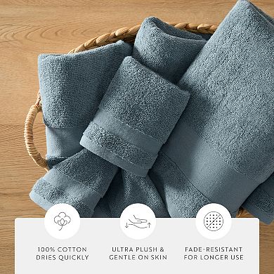 Home Collection 4-Pack 100% Cotton Bath Towels