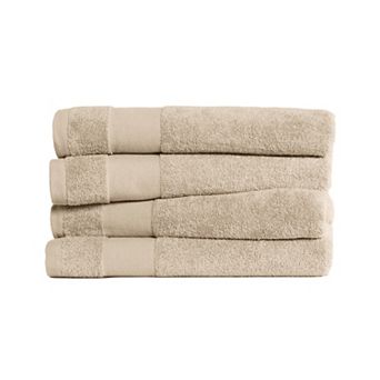 Home Collection 4-Pack 100% Cotton Bath Towels