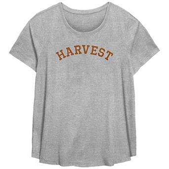 Plus Size Harvest Flowy Graphic Tee