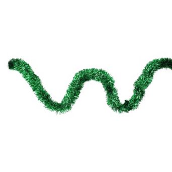 Northlight 12-ft. Traditional Green Christmas Tinsel Garland