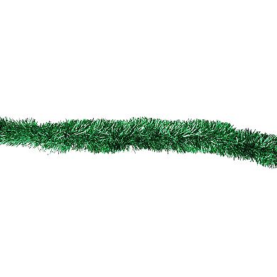 Northlight 12-ft. Traditional Green Christmas Tinsel Garland