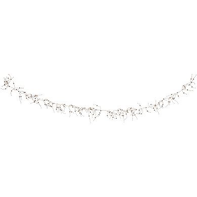 Northlight Metallic Rose Gold Beaded Christmas Garland