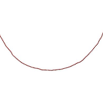 Northlight Shiny Faceted Red Beaded Christmas Garland