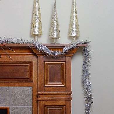 Northlight Silver Tinsel Artificial Christmas Garland