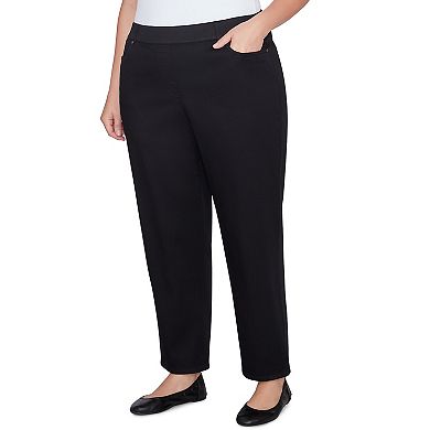Plus Size Alfred Dunner Super Stretch Medium Length Pants