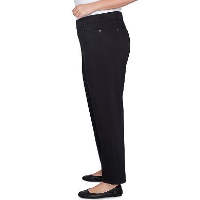 Plus Size Alfred Dunner Super Stretch Medium Length Pants