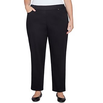 Plus Size Alfred Dunner Super Stretch Medium Length Pants