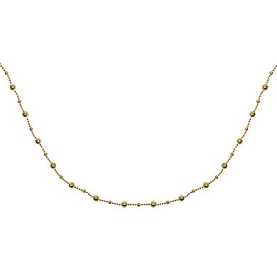 Northlight Shiny Gold Mirrored Disco Ball Beaded Artificial Christmas Garland