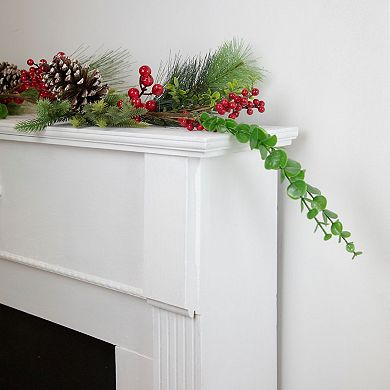 Northlight Berry Pine & Eucalyptus Artificial Christmas Garland