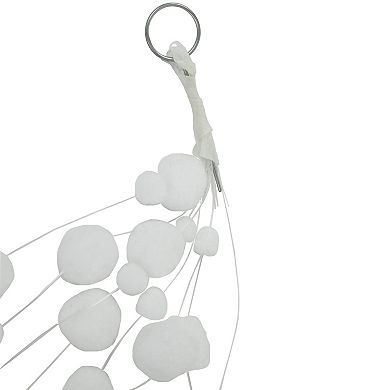 Northlight White Plush Snowball Christmas Garland