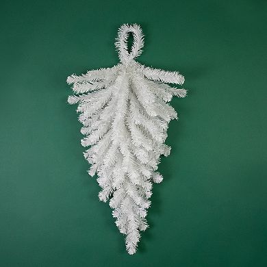 Northlight 30-in. Snow White Pine Artificial Teardrop Christmas Swag