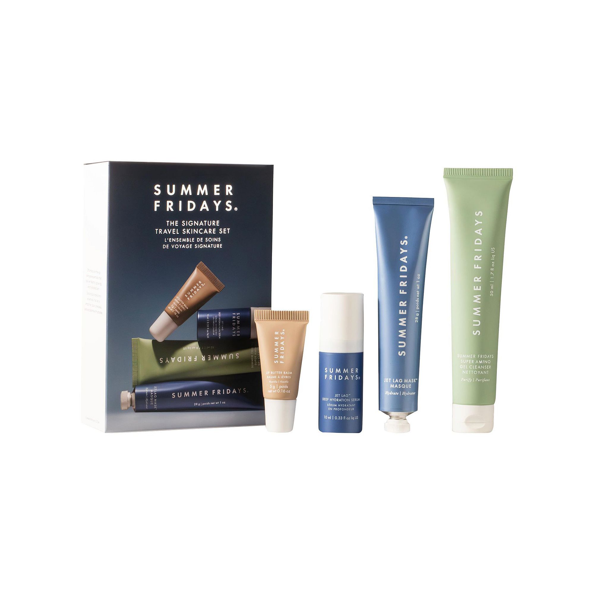 Summer Fridays The Signature Travel Skincare Set, None