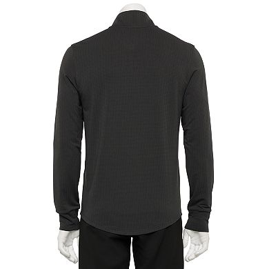 Men's Motion Performance Textured Grid Quarter Zip Pullover