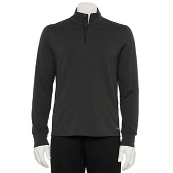 Men's Motion Performance Textured Grid Quarter Zip Pullover
