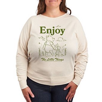 Disney's Winnie The Pooh Little Things French Terry Long Sleeve Tee