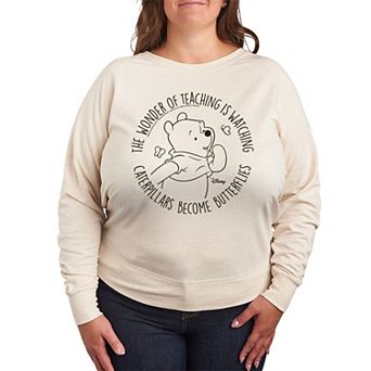 Disney's Winnie The Pooh Teaching French Terry Long Sleeve Tee