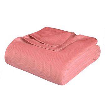 SUPERIOR Metro Zig-Zag Chevron All-Season Cotton Throw Blanket