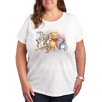 Disney's Winnie The Pooh Watercolor Graphic Tee