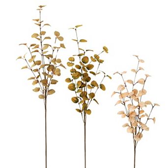 Haven Living 35" Artificial Fall Eucalyptus Spray Set of 3