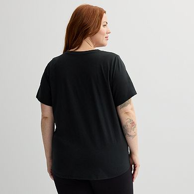 Plus Size I Have A Good Heart But This Mouth Graphic Tee