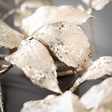 Haven Living 32" Artificial Christmas Silver Boston Ivy Vine