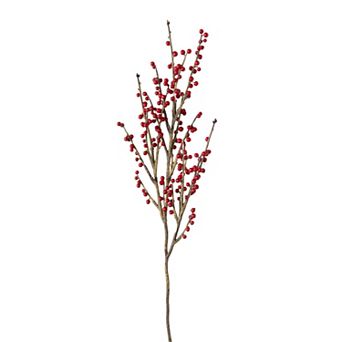 Haven Living 37 in Christmas Tall Cheerful Red Berry Artificial Spray