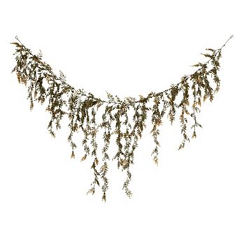 Haven Living 72" Artificial Golden Weeping Cypress Fall Garland